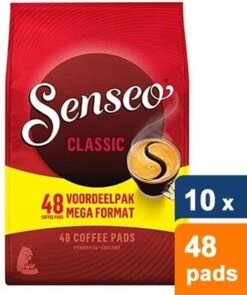 Senseo Classic Koffiepads - 10 X 48 Stuks -Koffie/Drankjes Winkel 1006x1200