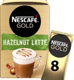 Nescafé Gold Hazelnoot Latte Oploskoffie - 6 Doosjes à 8 Zakjes -Koffie/Drankjes Winkel 1111x1200 1