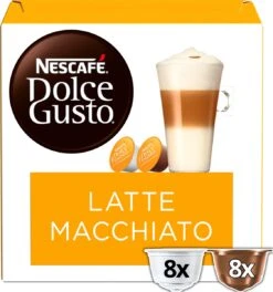 Nescafé Dolce Gusto Latte Macchiato Capsules - 48 Koffiecups 15 Nescafé Dolce Gusto Latte Macchiato Capsules - 48 Koffiecups -Koffie/Drankjes Winkel 1124x1200