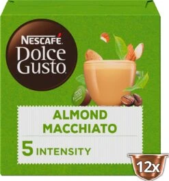 Nescafé Dolce Gusto Almond Macchiato Capsules - Vegan Koffie - 36 Koffiecups 20 Nescafé Dolce Gusto Almond Macchiato Capsules - Vegan Koffie - 36 Koffiecups -Koffie/Drankjes Winkel 1126x1200