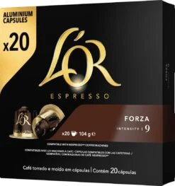 L'OR Espresso Forza Koffiecups - Intensiteit 9/12 - 10 X 20 Capsules -Koffie/Drankjes Winkel 1128x1200 2