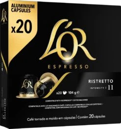 L'OR Espresso Ristretto Koffiecups - Intensiteit 11/12 - 10 X 20 Capsules -Koffie/Drankjes Winkel 1129x1200 1