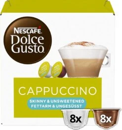 Nescafé Dolce Gusto Cappuccino Light Capsules - 48 Koffiecups 7 Nescafé Dolce Gusto Cappuccino Light Capsules - 48 Koffiecups -Koffie/Drankjes Winkel 1129x1200