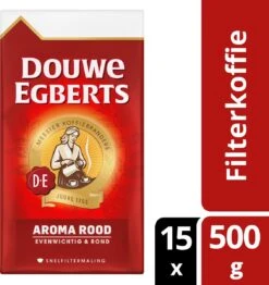 Douwe Egberts Aroma Rood Filterkoffie - 15 X 500 Gram -Koffie/Drankjes Winkel 1132x1200