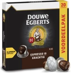 Douwe Egberts Espresso Krachtig Koffiecups - Intensiteit 10/12 - 10 X 20 Capsules -Koffie/Drankjes Winkel 1171x1200 1