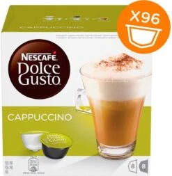 Nescafé Dolce Gusto Cappuccino - 6 X 16 Capsules 8 Nescafé Dolce Gusto Cappuccino - 6 X 16 Capsules -Koffie/Drankjes Winkel 1171x1200 2