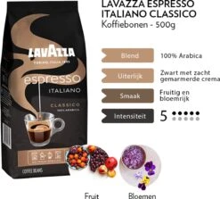 Lavazza Espresso Italiano Classico Koffiebonen - 500 Gram X4 11 Lavazza Espresso Italiano Classico Koffiebonen - 500 Gram X4 -Koffie/Drankjes Winkel 1200x1082 1