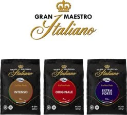 Gran Maestro Italiano – Extra Forte - Koffiepads - Senseo Compatibel Pads – Krachtig En Karakteristiek - 6 X 36 Pads -Koffie/Drankjes Winkel 1200x1094