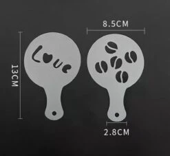 Koffie Figuurtjes Maker - Latte Art - Cacao Vormpjes - 16 Verschillende Houders - Cappuccino - Latte Macchiato - Hartjes Maker -Koffie/Drankjes Winkel 1200x1103 1