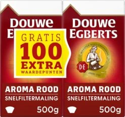 Douwe Egberts Aroma Rood Filterkoffie - Dubbelpak 6 X 1000 Gram -Koffie/Drankjes Winkel 1200x1121
