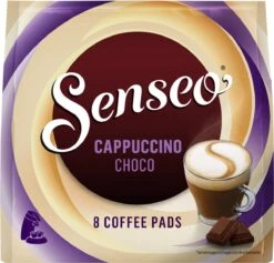 Senseo Cappuccino Choco Koffiepads - 2/9 Intensiteit - 4 X 8 Pads -Koffie/Drankjes Winkel 1200x1152