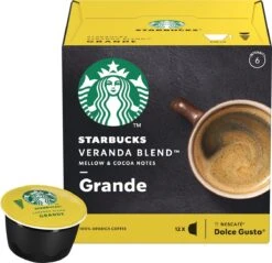 Starbucks By Dolce Gusto Capsules Veranda Grande Blonde Roast - 36 Koffiecups -Koffie/Drankjes Winkel 1200x1159