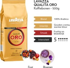 Lavazza Qualita Oro Koffiebonen - 500 Gram X4 -Koffie/Drankjes Winkel 1200x1170 2
