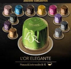 L'OR Lungo Elegante Koffiecups - Intensiteit 6/12 - 10 X 20 Capsules 23 L'OR Lungo Elegante Koffiecups - Intensiteit 6/12 - 10 X 20 Capsules -Koffie/Drankjes Winkel 1200x1173 14