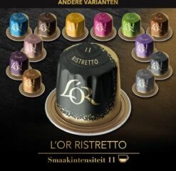 L'OR Espresso Ristretto Koffiecups - Intensiteit 11/12 - 10 X 20 Capsules -Koffie/Drankjes Winkel 1200x1173 9