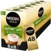 Nescafé Gold Hazelnoot Latte Oploskoffie - 6 Doosjes à 8 Zakjes -Koffie/Drankjes Winkel 1200x1184 1