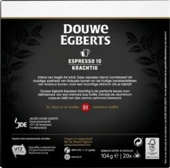 Douwe Egberts Espresso Krachtig Koffiecups - Intensiteit 10/12 - 10 X 20 Capsules -Koffie/Drankjes Winkel 1200x1184 11