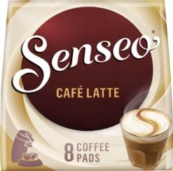 Senseo Café Latte Koffiepads - 2/9 Intensiteit - 4 X 8 Pads -Koffie/Drankjes Winkel 1200x1184 6