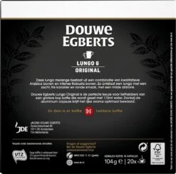 Douwe Egberts Lungo Original Koffiecups - Intensiteit 6/12 - 10 X 20 Capsules -Koffie/Drankjes Winkel 1200x1184 9