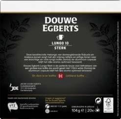 Douwe Egberts Lungo Sterk (10) - 10 X 20 Koffiecups 9 Douwe Egberts Lungo Sterk (10) - 10 X 20 Koffiecups -Koffie/Drankjes Winkel 1200x1186 4