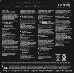 L'OR Lungo Estremo (10) - 10 X 20 Koffiecups 16 L'OR Lungo Estremo (10) - 10 X 20 Koffiecups -Koffie/Drankjes Winkel 1200x1186 5