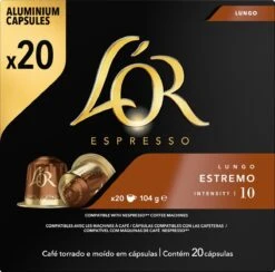 L'OR Lungo Estremo (10) - 10 X 20 Koffiecups 23 L'OR Lungo Estremo (10) - 10 X 20 Koffiecups -Koffie/Drankjes Winkel 1200x1187 5