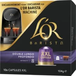 L'OR BARISTA XXL Lungo Profondo (8) - 5 X 10 Koffiecups 24 L'OR BARISTA XXL Lungo Profondo (8) - 5 X 10 Koffiecups -Koffie/Drankjes Winkel 1200x1196 2