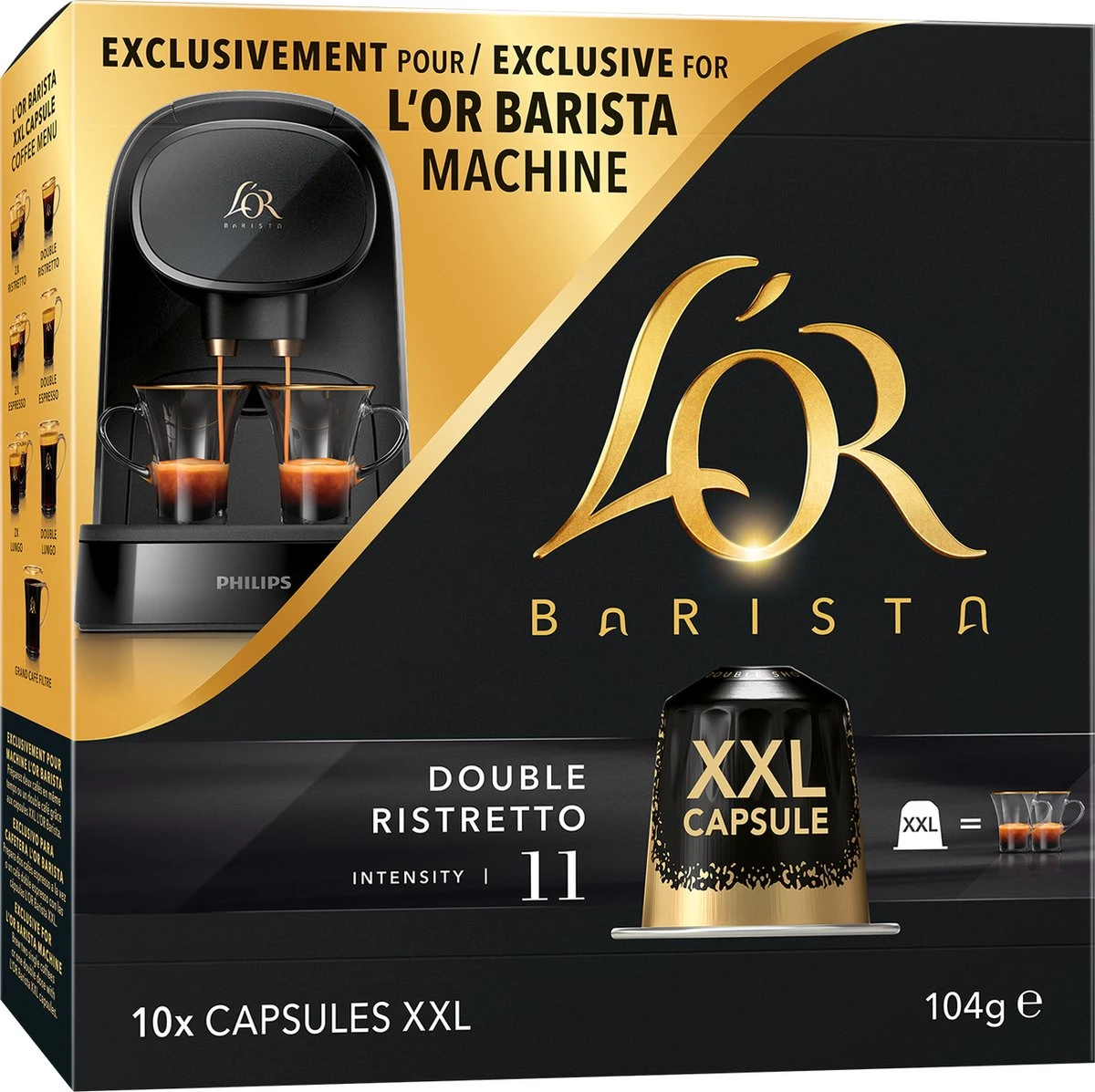 L'OR BARISTA XXL Ristretto (11) - 5 X 10 Koffiecups 10 L'OR BARISTA XXL Ristretto (11) - 5 X 10 Koffiecups - Afbeelding 8