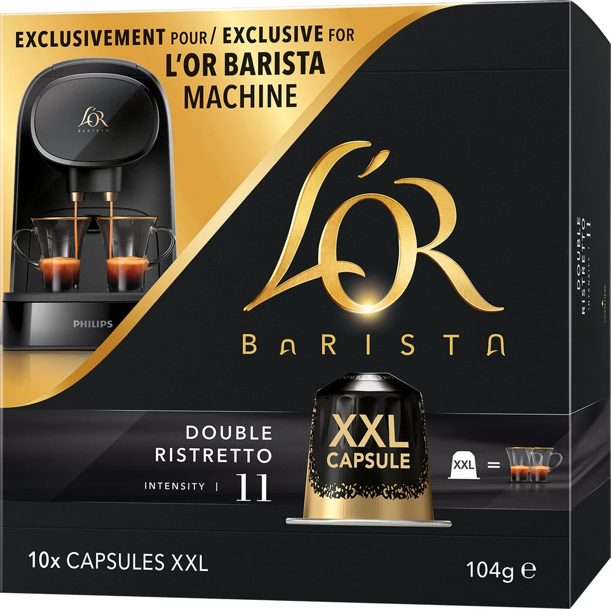 L'OR BARISTA XXL Ristretto (11) - 5 X 10 Koffiecups 12 L'OR BARISTA XXL Ristretto (11) - 5 X 10 Koffiecups - Afbeelding 10