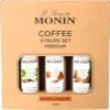 Monin Koffiesiropen MIX Set Klein 3x 5cl (Chocolate Cookie, Salted Caramel En Franse Vanille) -Koffie/Drankjes Winkel 1200x1200 1