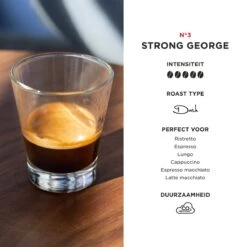 Aroma Club - Krachtige Koffiebonen 1KG - No. 3 Strong George - Koffie Intensiteit 5/5 -Koffie/Drankjes Winkel 1200x1200 136
