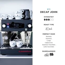 Aroma Club - Cafeïnevrije Koffiebonen 1KG - No. 5 Decaf John - Koffie Intensiteit 3/5 -Koffie/Drankjes Winkel 1200x1200 152