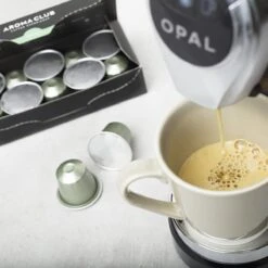 Aroma Club - Proefpakket Nespresso Compatible Capsules (100 St.) - 5 Smaken - Espresso & Lungo - 100% Aluminium Koffiecups 13 Aroma Club - Proefpakket Nespresso Compatible Capsules (100 St.) - 5 Smaken - Espresso & Lungo - 100% Aluminium Koffiecups -Koffie/Drankjes Winkel 1200x1200 232