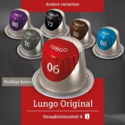 Douwe Egberts Lungo Original Koffiecups - Intensiteit 6/12 - 10 X 10 Capsules -Koffie/Drankjes Winkel 1200x1200 264