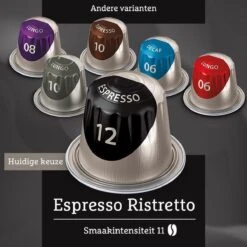 Douwe Egberts Espresso Ristretto (12) - 10 X 20 Koffiecups -Koffie/Drankjes Winkel 1200x1200 304