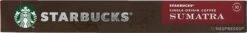 Starbucks By Nespresso Sumatra Espresso Dark Roast Capsules - 120 Koffiecups 13 Starbucks By Nespresso Sumatra Espresso Dark Roast Capsules - 120 Koffiecups -Koffie/Drankjes Winkel 1200x159 1