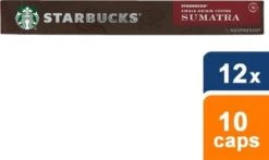 Starbucks By Nespresso Sumatra Espresso Dark Roast Capsules - 120 Koffiecups 12 Starbucks By Nespresso Sumatra Espresso Dark Roast Capsules - 120 Koffiecups -Koffie/Drankjes Winkel 1200x714