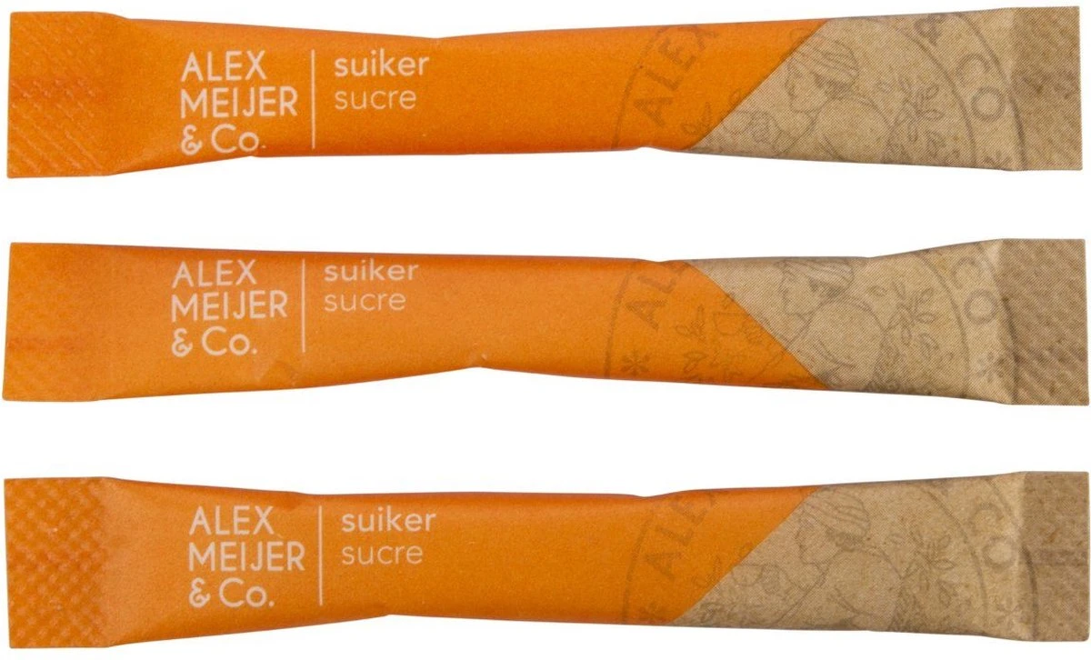Alex Meijer Suikersticks - Doos 600 Stuks X 5 Gram - 673531 4 Alex Meijer Suikersticks - Doos 600 Stuks X 5 Gram - 673531 - Afbeelding 2