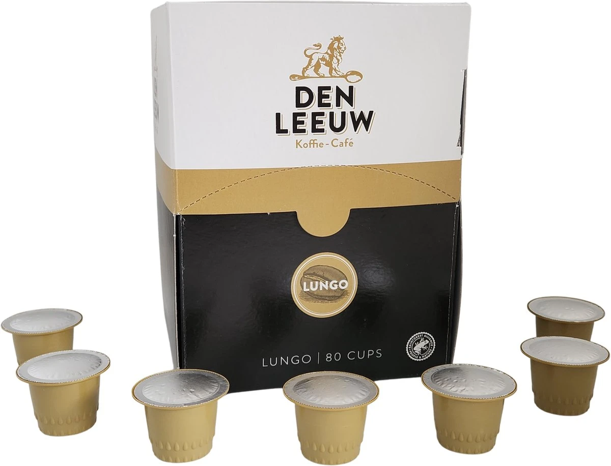 Voordeelpakket: Den Leeuw Lungo (80 Koffiecups) - Roast Koffiecups - Echte Hollandsche Koffie Van Den Leeuw In Nespresso Cups - Nespresso Compatibele Koffie Cups 5 Voordeelpakket: Den Leeuw Lungo (80 Koffiecups) - Roast Koffiecups - Echte Hollandsche Koffie Van Den Leeuw In Nespresso Cups - Nespresso Compatibele Koffie Cups - Afbeelding 3
