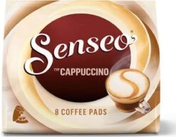 Senseo Cappuccino Koffiepads - 2/9 Intensiteit - 10 X 8 Pads -Koffie/Drankjes Winkel 1200x937