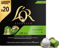 L'OR Lungo Elegante Koffiecups - Intensiteit 6/12 - 10 X 20 Capsules 16 L'OR Lungo Elegante Koffiecups - Intensiteit 6/12 - 10 X 20 Capsules -Koffie/Drankjes Winkel 1200x975 3