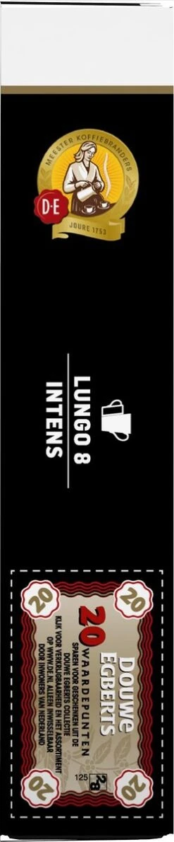 Douwe Egberts Lungo Intens Koffiecups - Intensiteit 8/12 - 10 X 20 Capsules -Koffie/Drankjes Winkel 249x1200 1