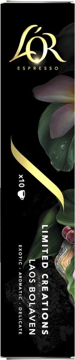L'OR Espresso Limited Creations Laos Bolaven Koffiecups - Intensiteit 7/12 - 10 X 10 Capsules 10 L'OR Espresso Limited Creations Laos Bolaven Koffiecups - Intensiteit 7/12 - 10 X 10 Capsules -Koffie/Drankjes Winkel 252x1200 3