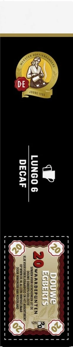 Douwe Egberts Lungo Decaf (6) - 10 X 20 Koffiecups 13 Douwe Egberts Lungo Decaf (6) - 10 X 20 Koffiecups -Koffie/Drankjes Winkel 253x1200 1