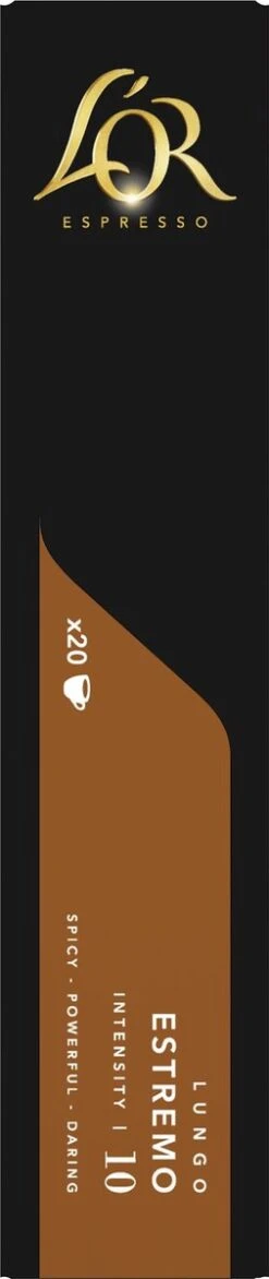 L'OR Lungo Estremo (10) - 10 X 20 Koffiecups 19 L'OR Lungo Estremo (10) - 10 X 20 Koffiecups -Koffie/Drankjes Winkel 253x1200 5