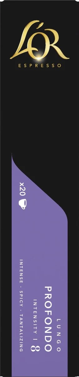 L'OR Lungo Profondo Koffiecups - Intensiteit 8/12 - 10 X 20 Capsules 10 L'OR Lungo Profondo Koffiecups - Intensiteit 8/12 - 10 X 20 Capsules - Afbeelding 8