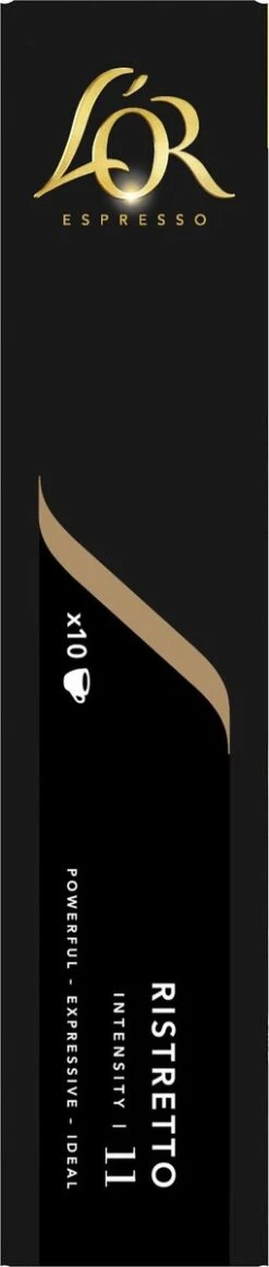 L'OR Espresso Ristretto (11) - 10 X 10 Koffiecups 15 L'OR Espresso Ristretto (11) - 10 X 10 Koffiecups -Koffie/Drankjes Winkel 255x1200 1