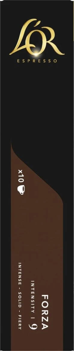 L'OR Espresso Forza Koffiecups - Intensiteit 9/12 - 10 X 10 Capsules 19 L'OR Espresso Forza Koffiecups - Intensiteit 9/12 - 10 X 10 Capsules -Koffie/Drankjes Winkel 255x1200 8