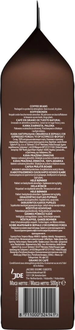 L'OR Espresso Forza Koffiebonen (9) - 4 X 500 Gram 13 L'OR Espresso Forza Koffiebonen (9) - 4 X 500 Gram -Koffie/Drankjes Winkel 273x1200 2