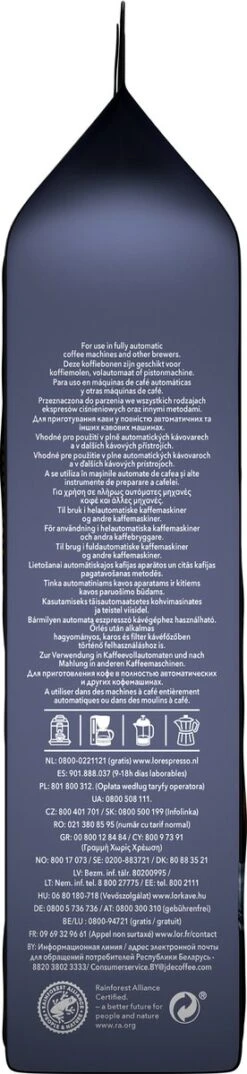 L'OR Espresso Fortissimo Koffiebonen (10) - 4 X 500 Gram -Koffie/Drankjes Winkel 276x1200 1